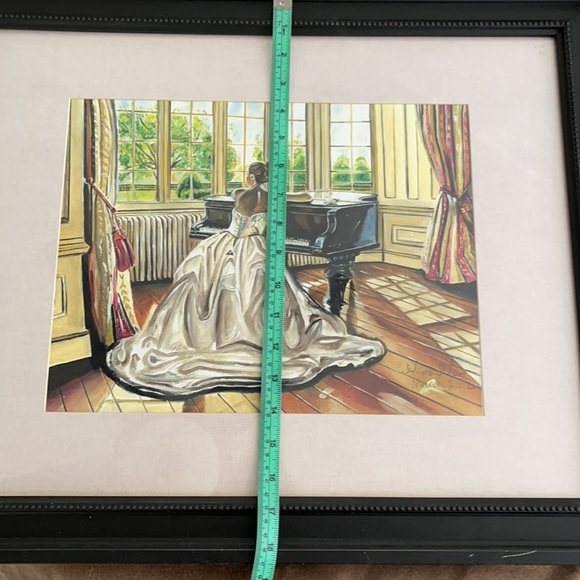 Made by Nima nia.zize 19x23 . The frame is black - Picture 5 of 6